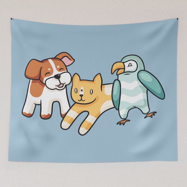 Item preview, Dog, Cat, and Bird designed and sold by Cute and Funny Animal Art Designs.