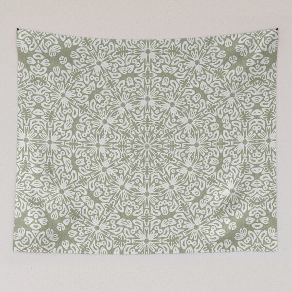Item preview, green geometric ornament designed and sold by alfaouzi.