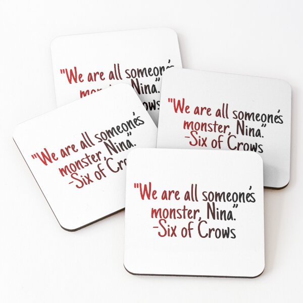 Item preview, Six of Crows quote designed and sold by Bookish_M_Quotes .
