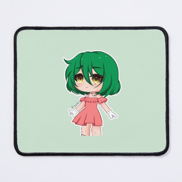 Item preview, Gacha Girl with Green Hair designed and sold by pockyartstudio.