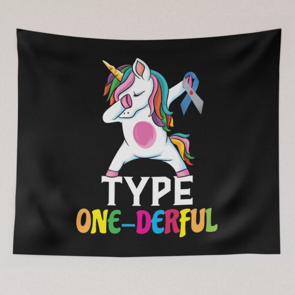 Item preview, Type One Derful Unicorn Type 1 Diabetes T1D designed and sold by haodon79.