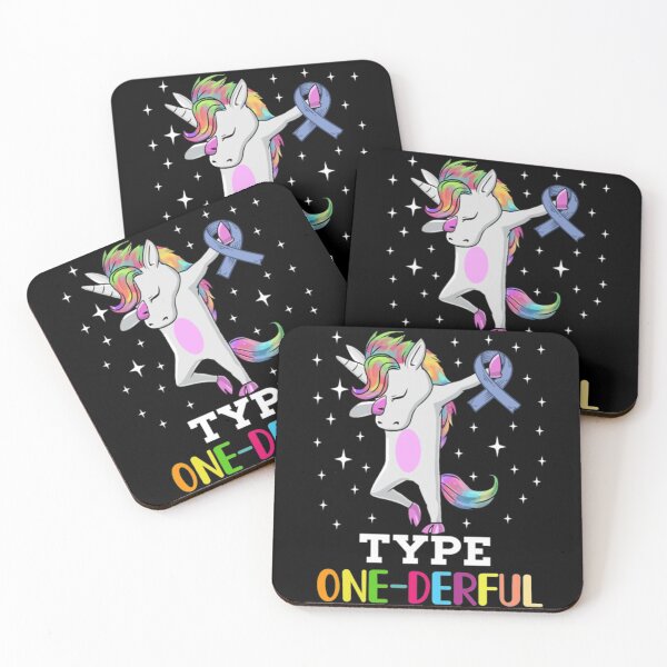 Item preview, Type One-Derful Unicorn Diabetes Awareness Gifts designed and sold by haodon79.