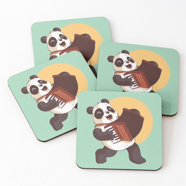 Item preview, Giant Panda Playing Accordion designed and sold by Cute and Funny Animal Art Designs.