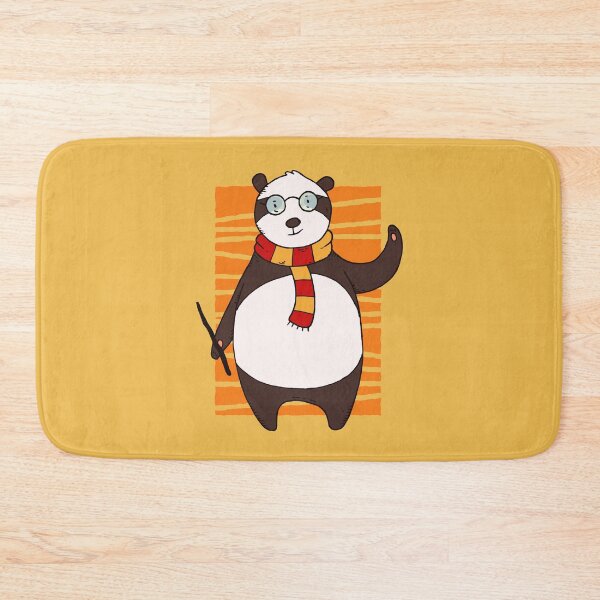 Item preview, Giant Panda Wearing Scarf designed and sold by Cute and Funny Animal Art Designs.