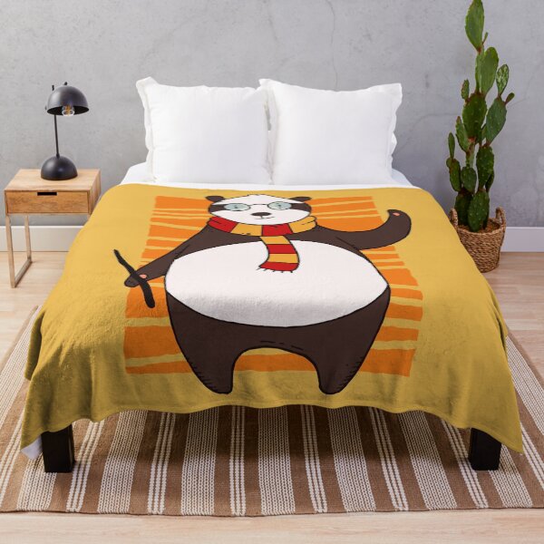 Item preview, Giant Panda Wearing Scarf designed and sold by Cute and Funny Animal Art Designs.