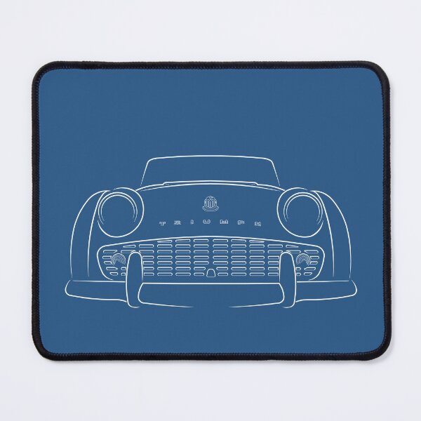 Item preview, Triumph TR3 - front stencil, white designed and sold by mal-photography.
