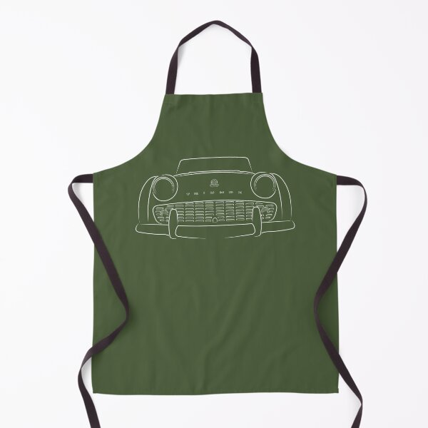 Item preview, Triumph TR3 - front stencil, white designed and sold by mal-photography.