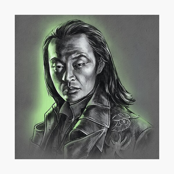 Item preview, Retrato de Shang Tsung designed and sold by Myōhō Print Co..