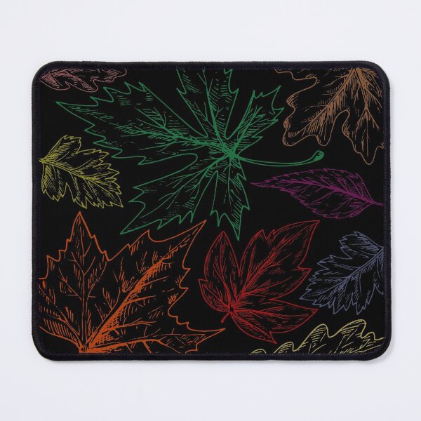 Item preview, Autumn Leaves Detail Pattern neon multicolor designed and sold by cutecrazytshirt.
