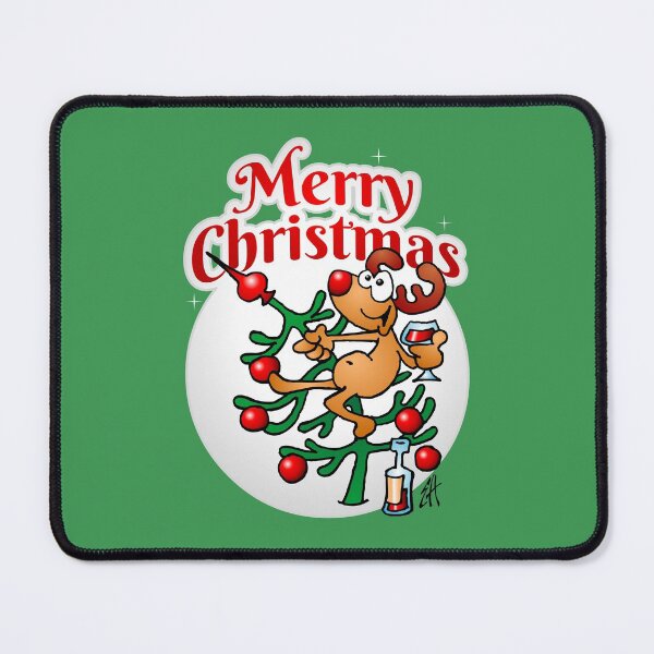 Item preview, Reindeer in a Christmas tree designed and sold by cardvibes.