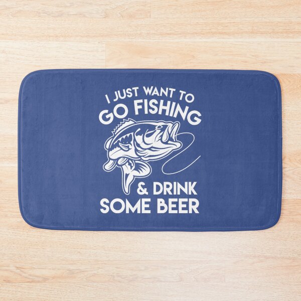 Item preview, i just want to go fishing drink some beer     designed and sold by CharmbyMA.