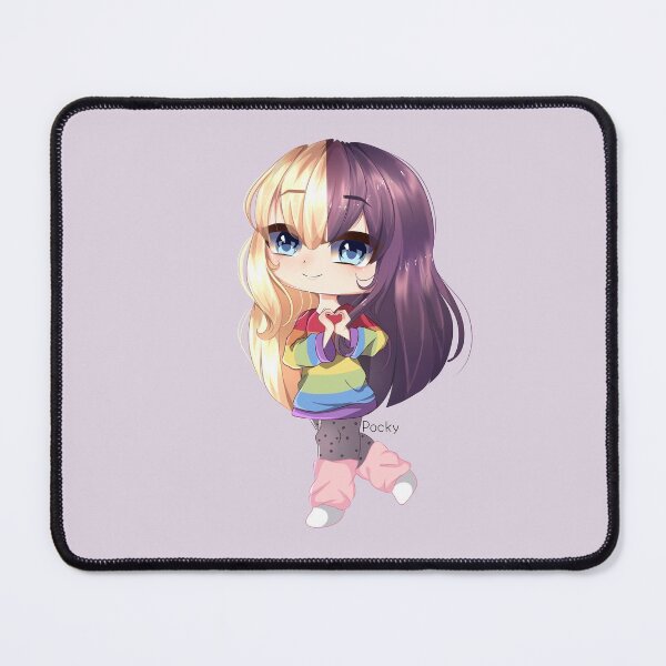 Item preview, Gacha Life - Gacha girl with blond and brown hair and rainbow sweater designed and sold by pockyartstudio.