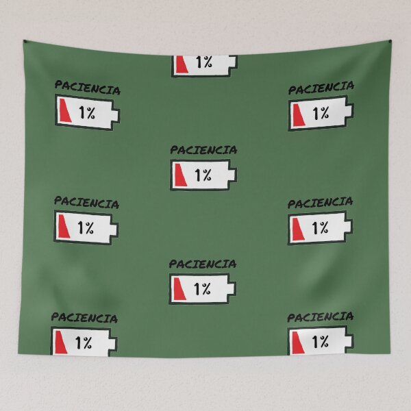 Item preview, Paciencia 1% designed and sold by NomadMessenger.