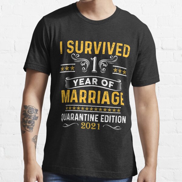 1 year wedding anniversary t shirts