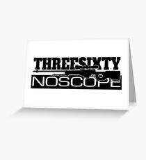 CounterStrike 360 NoScope AWP Greeting Card