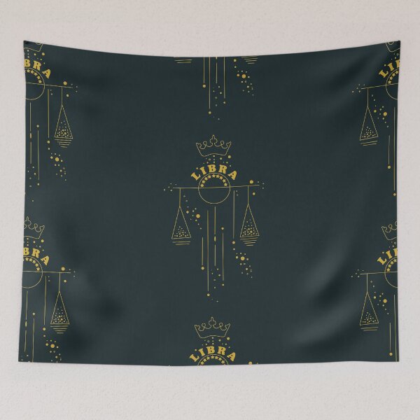 Item preview, 'I AM STRONG LIBRA KING' Astrology Zodiac Sign Design Art designed and sold by PetitePensee.