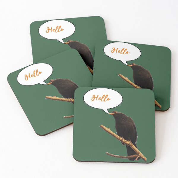 Item preview, Blackbird says hello designed and sold by Haloproductions.
