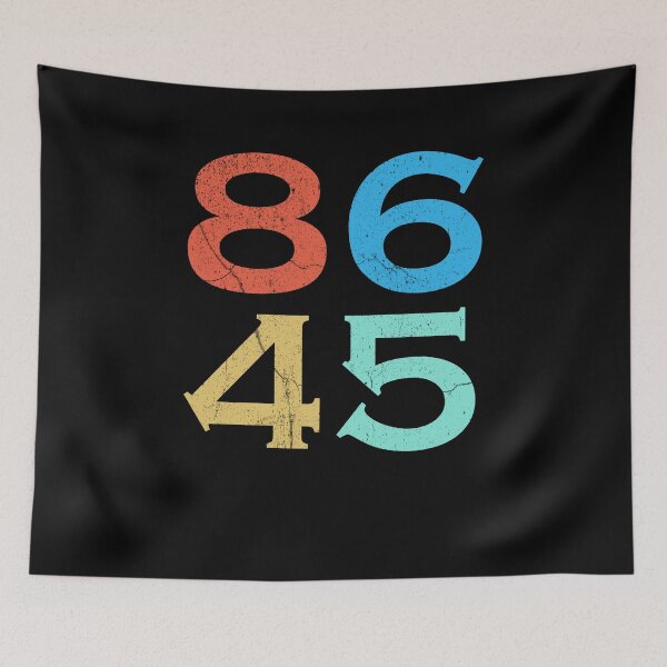 Item preview, Classic Vintage Style 86 45 Anti-Trump  designed and sold by OusmaneProDz.