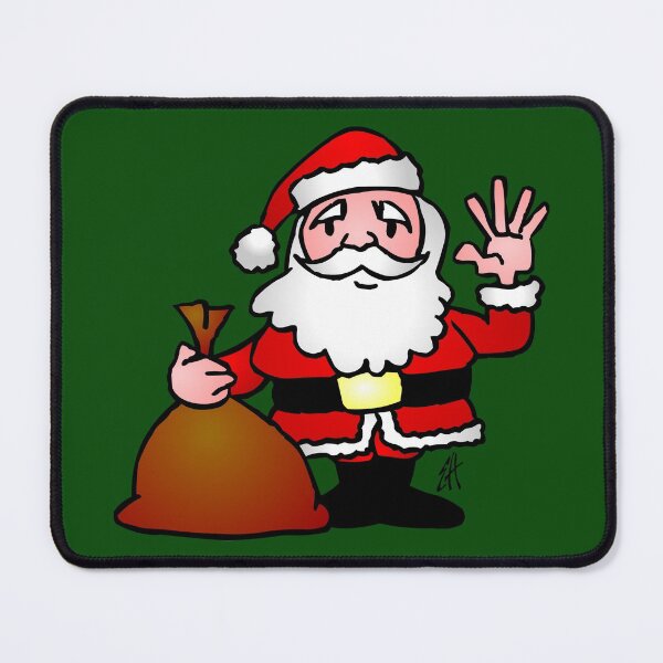 Item preview, Santa Claus waving designed and sold by cardvibes.