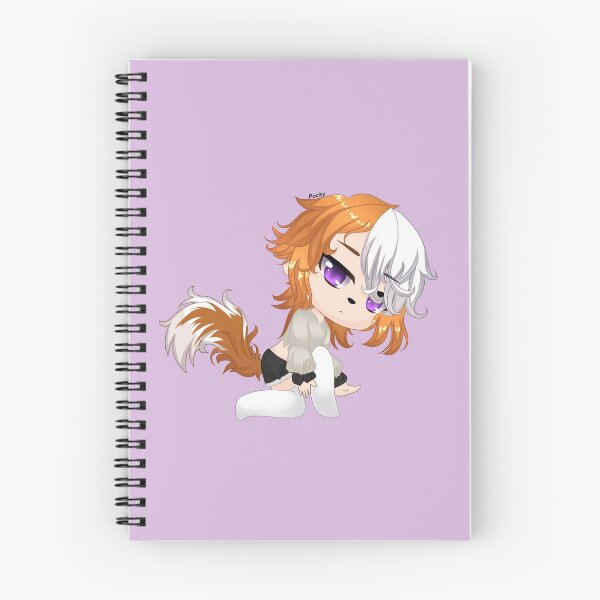 Artikelvorschau, Gacha Life - Gacha Fuchs mit lila Augen entworfen und verkauft von pockyartstudio.