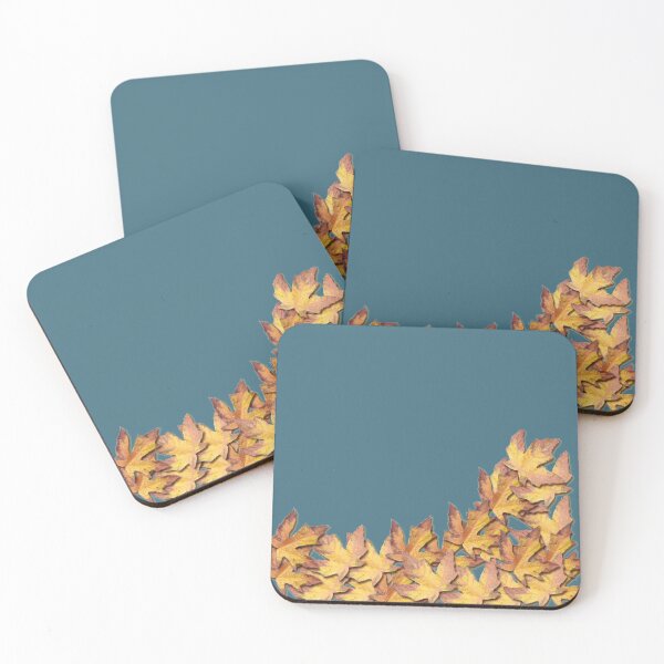Item preview, Autumn Leaves on Sky Colour designed and sold by LavishWithLove.