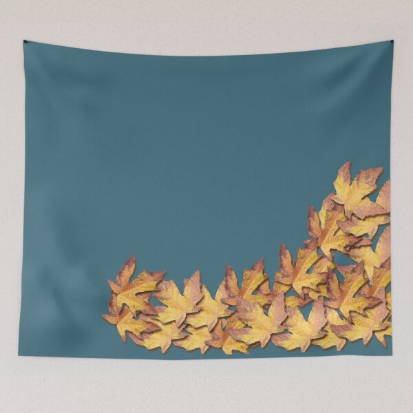 Item preview, Autumn Leaves on Sky Colour designed and sold by LavishWithLove.