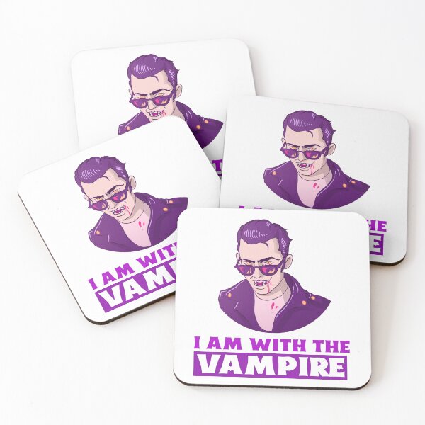 Item preview, I am with the vampire! designed and sold by 2-Of-A-Kind.
