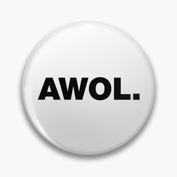 Item preview, AWOL (black letters) designed and sold by dudethecreator.