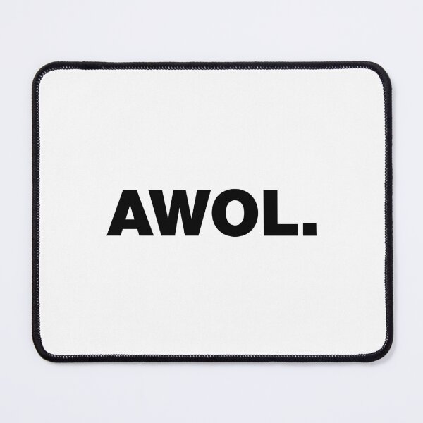 Item preview, AWOL (black letters) designed and sold by dudethecreator.