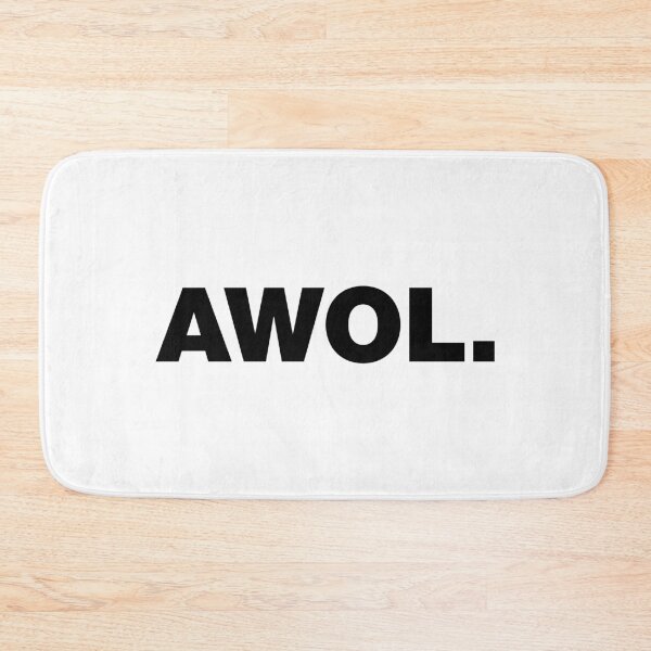 Item preview, AWOL (black letters) designed and sold by dudethecreator.