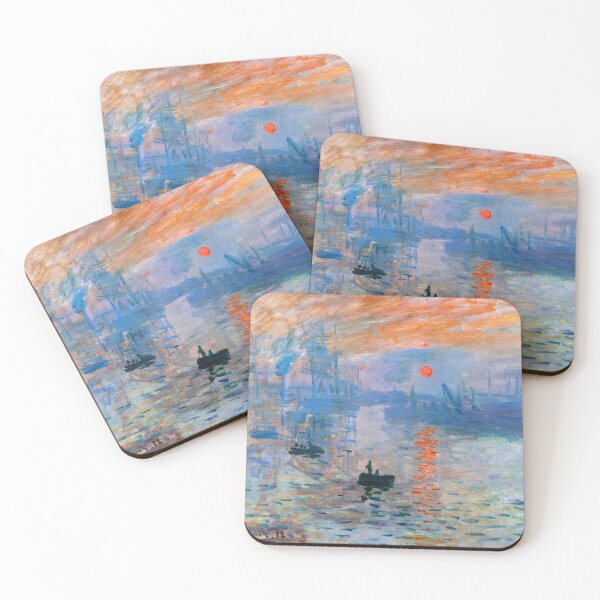 Item preview, Impressionist Painting Sunrise (1872) by Claude Monet designed and sold by Designedbysm.