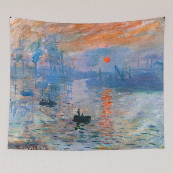 Item preview, Impressionist Painting Sunrise (1872) by Claude Monet designed and sold by Designedbysm.