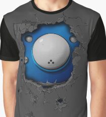 Bullet-riddled wall - Tachikoma Graphic T-Shirt