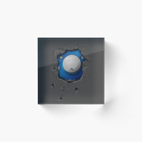 Item preview, Bullet-riddled wall - Tachikoma designed and sold by heavyplasma.