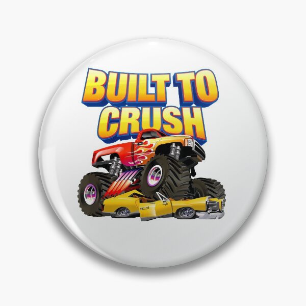 Item preview, Built To Crush Monster Truck  designed and sold by The4Geeks.