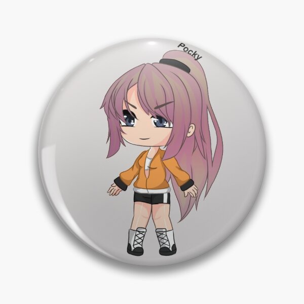 Artikelvorschau, Gacha Life - Gacha sportliches Mädchen mit orangefarbenem Pullover entworfen und verkauft von pockyartstudio.