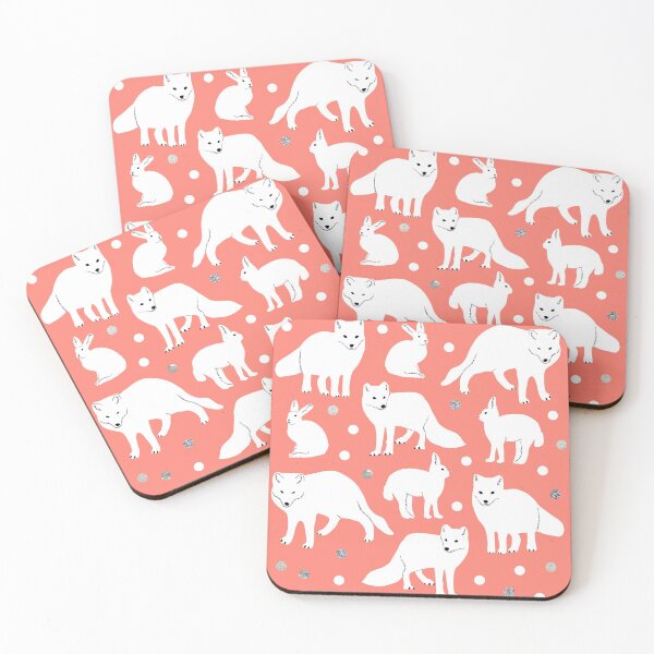 Item preview, Arctic Animals Collection- Arctic Foxes and Hares designed and sold by Katsillustration.