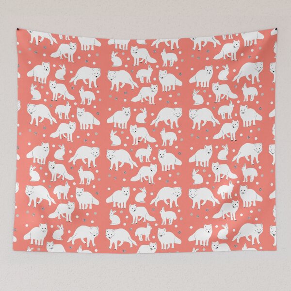Item preview, Arctic Animals Collection- Arctic Foxes and Hares designed and sold by Katsillustration.
