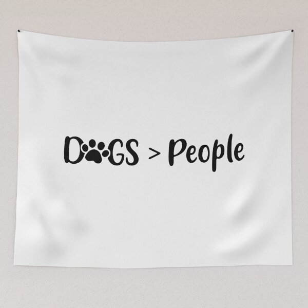 Item preview, Dogs > People (Black) designed and sold by FilipeFerreira.