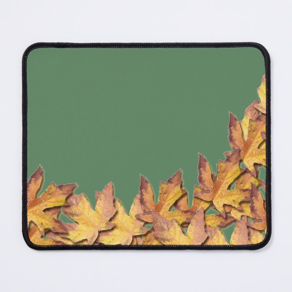 Item preview, Autumn Leaves on Green Colour designed and sold by LavishWithLove.