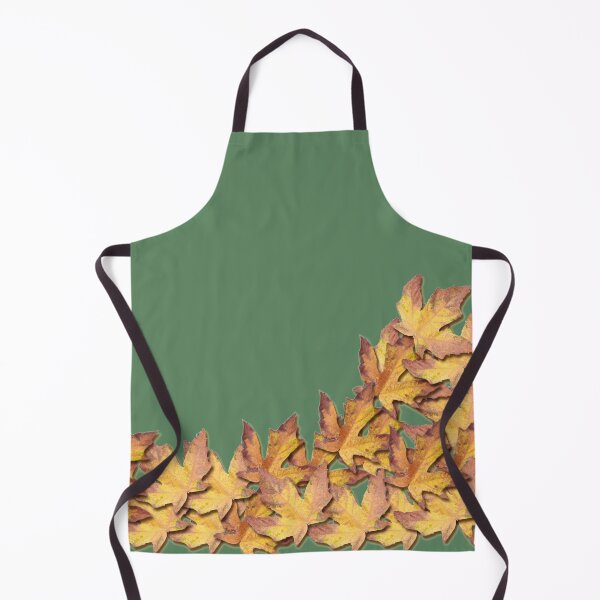 Item preview, Autumn Leaves on Green Colour designed and sold by LavishWithLove.