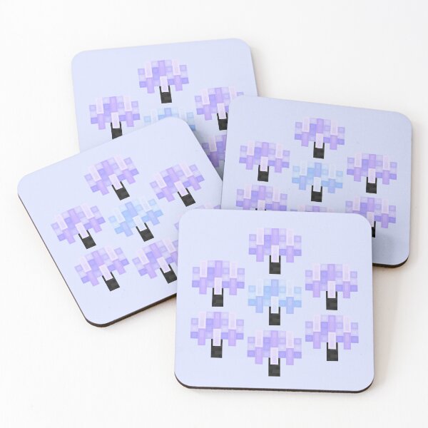 Item preview, Little Snowy Pixel Trees designed and sold by rin3d .