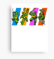 TMNT Turtles in Time Characters Leinwanddruck