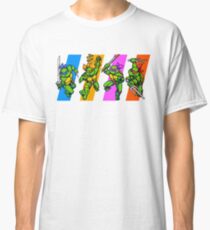 TMNT Turtles in Time Characters Classic T-Shirt