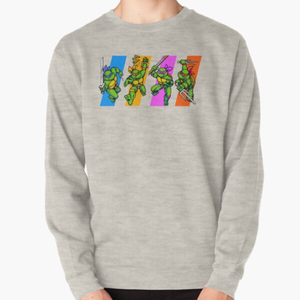 TMNT Turtles in Time Characters Pullover Sweatshirt