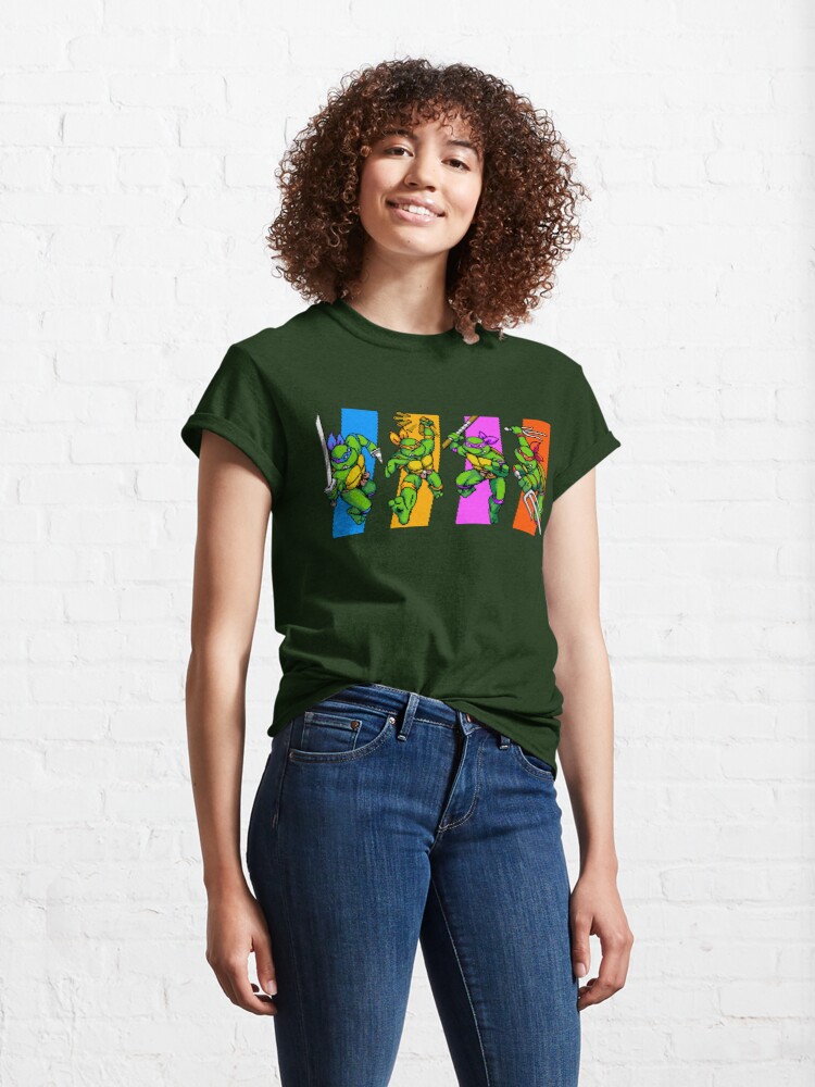 TMNT Turtles in Time Characters Classic T-Shirt – Graphic Tees