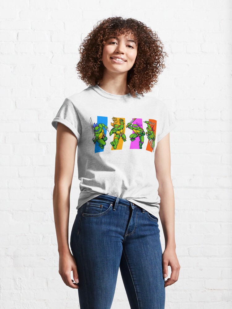 Alternate view of TMNT Turtles in Time Characters Classic T-Shirt