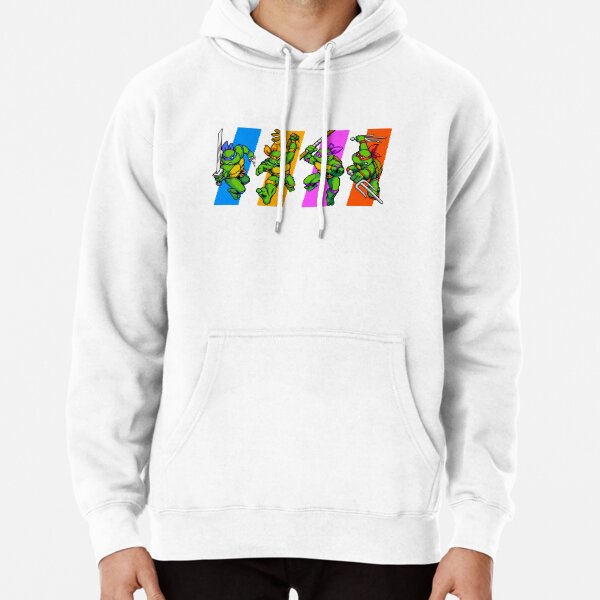 TMNT Turtles in Time Characters Pullover Hoodie