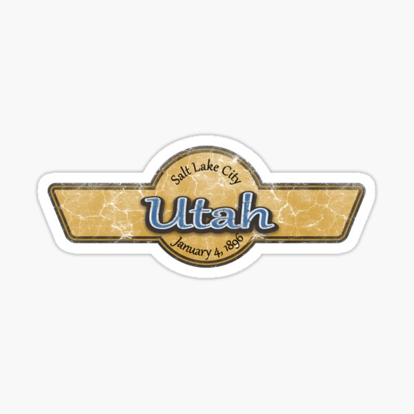 "Utah State Logo" Sticker for Sale by phnordstrm | Redbubble