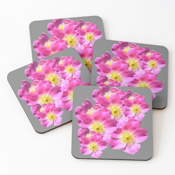 Aperçu de l'œuvre WILD CERISE ROSE ROSE MOTIFS ABSTRAIT GRIS ART créée et vendue par sharlesart.